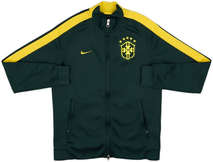 2014-15 Brazil Nike Track Jacket - 8/10 - (M)
