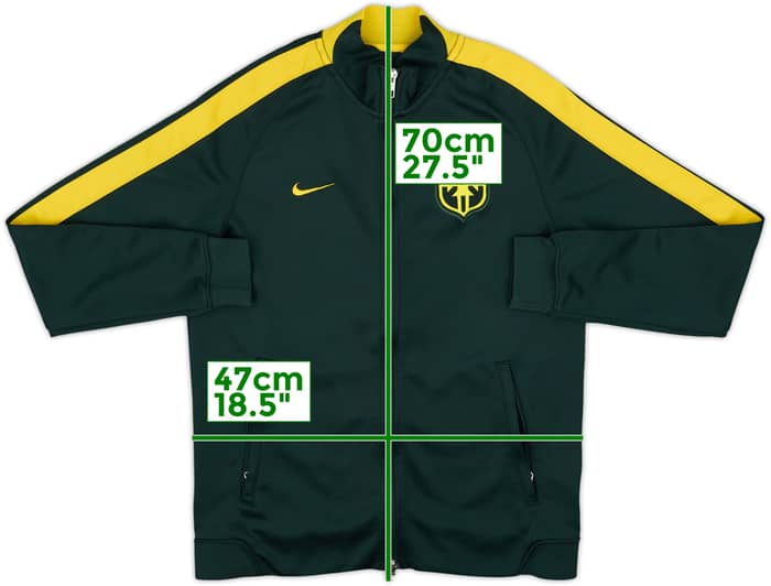 2014-15 Brazil Nike Track Jacket - 8/10 - (M)