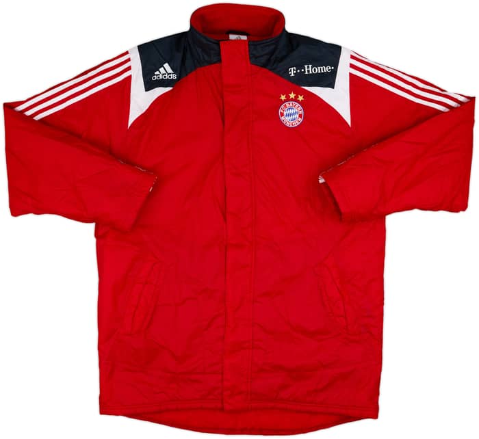 2007-08 Bayern Munich adidas Padded Bench Coat - 7/10 - (L)