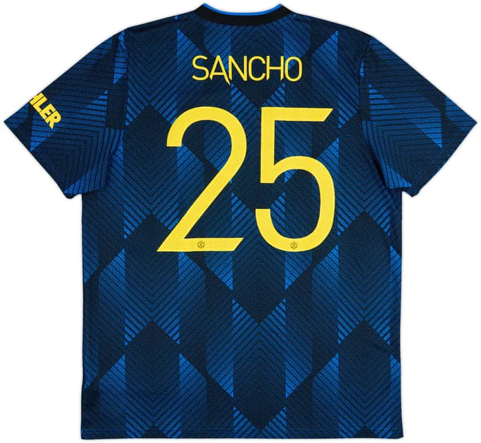 2021-22 Manchester United Third Shirt Sancho #25 - 10/10 - (XL)