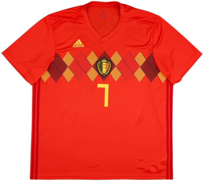 2018-19 Belgium Home Shirt De Bruyne #7 - 6/10 - (XXL)