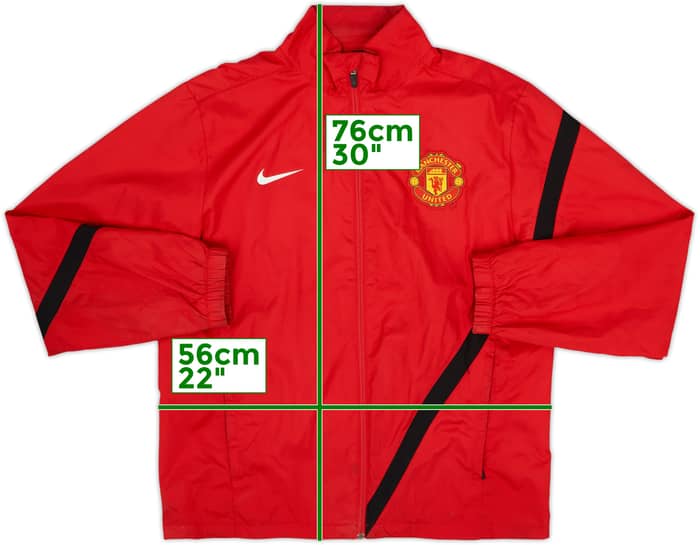 2011-12 Manchester United Nike Track Jacket - 7/10 - (M)