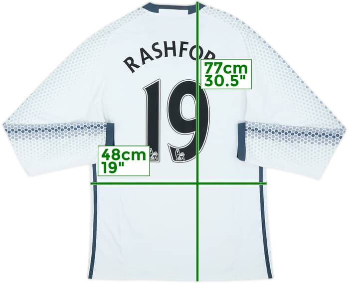 2016-17 Manchester United Third Shirt Rashford #19 - 6/10 - (M)