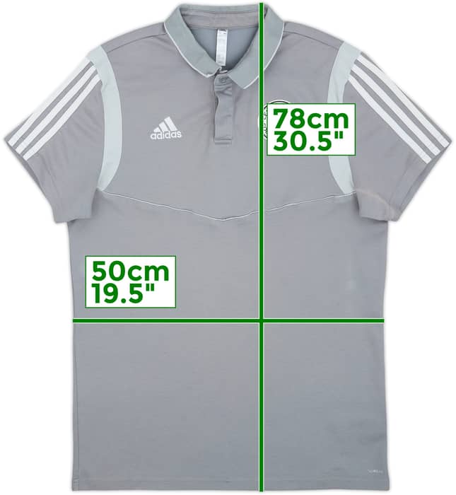 2018-19 Leicester adidas Polo Shirt - 8/10 - (L)