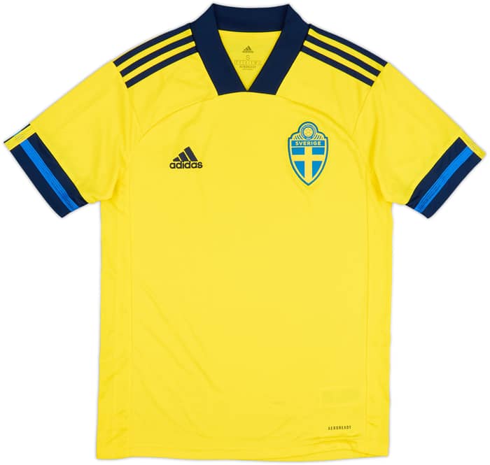 2020-21 Sweden Home Shirt - 8/10 - (S)
