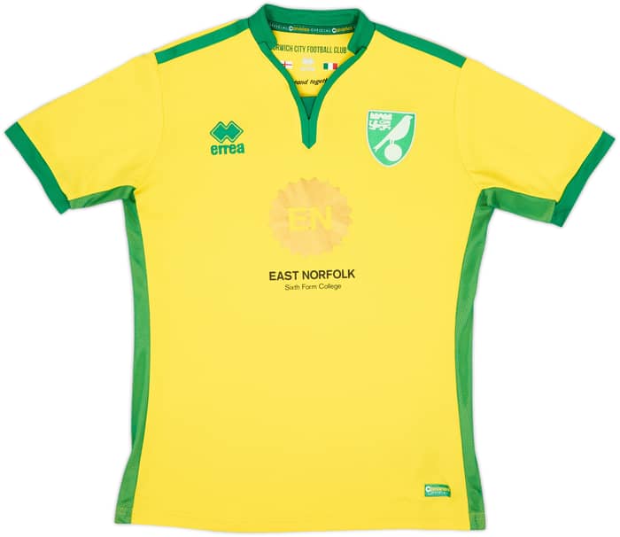 2016-17 Norwich Home Shirt #12 - 4/10 - (L)