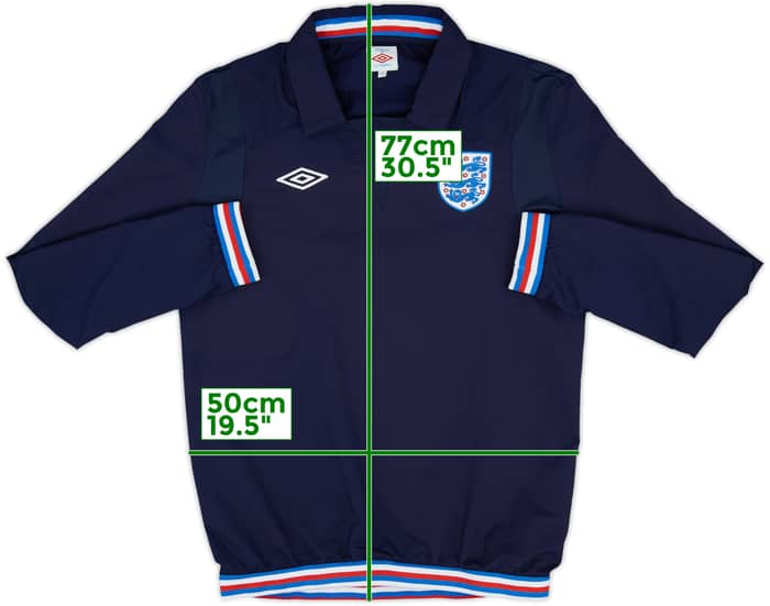 2010-11 England Umbro Drill Top - 8/10 - (M)