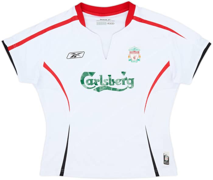 2005-06 Liverpool Away Shirt - 9/10 - (Women's M)