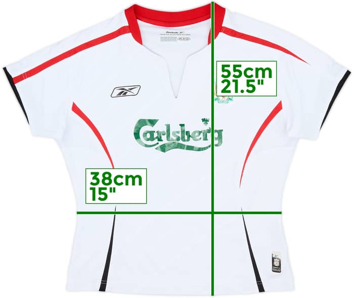 2005-06 Liverpool Away Shirt - 9/10 - (Women's M)