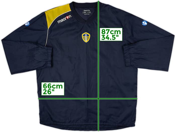 2008-09 Leeds United Macron Drill Top - 9/10 - (XXL)