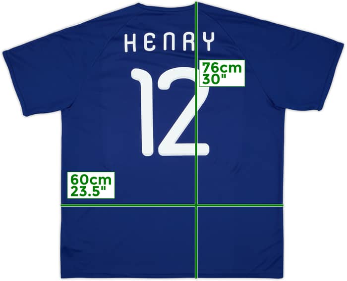 2009-10 France Basic Home Shirt Henry #12 - 10/10 - (XL)