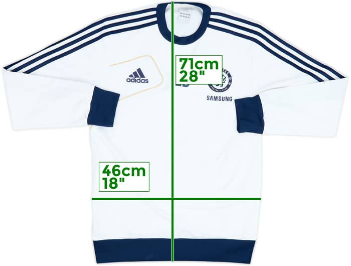 2012-13 Chelsea adidas Staff Issue Sweat Top LB - 9/10 - (S)
