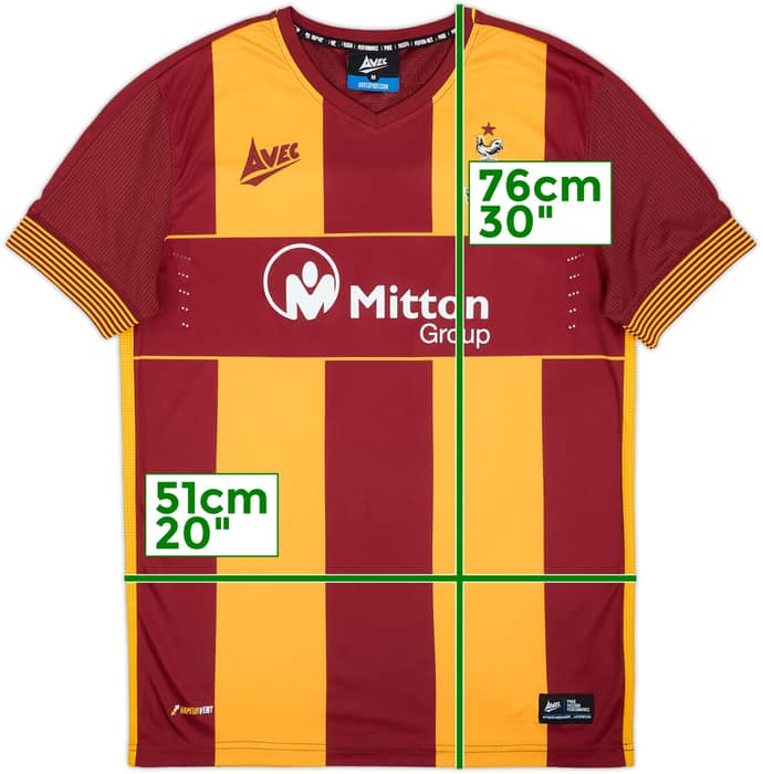 2017-18 Bradford City Youth Home Shirt #11 - 4/10 - (M)