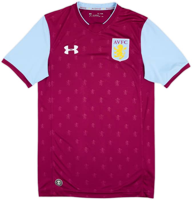 2017-18 Aston Villa Home Shirt #12 - 8/10 - (S)