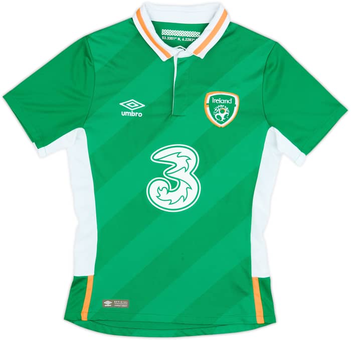 2016-17 Ireland Home Shirt - 9/10 - (S.Boys)