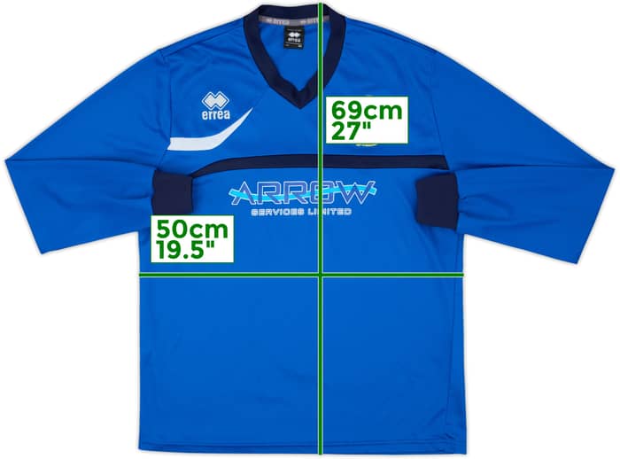 2012-13 Bristol Rovers Errea Training L/S Shirt #9 - 6/10 - (M)