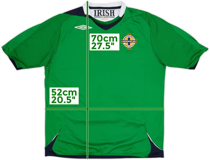 2006-08 Northern Ireland Home Shirt - 7/10 - (L)