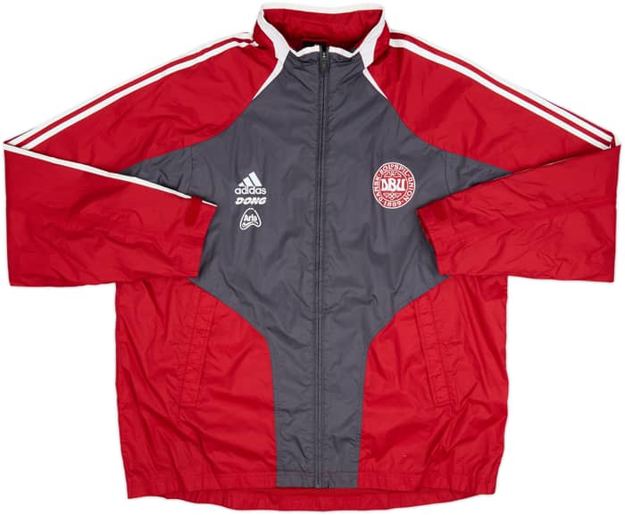 2004-06 Denmark adidas Player Issue Hooded Rain Jacket - 7/10 - (XXL)
