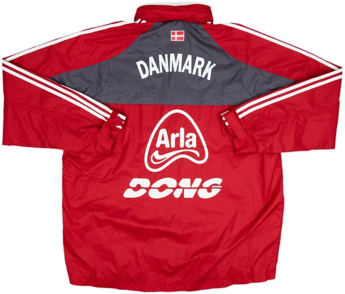 2004-06 Denmark adidas Player Issue Hooded Rain Jacket - 7/10 - (XXL)