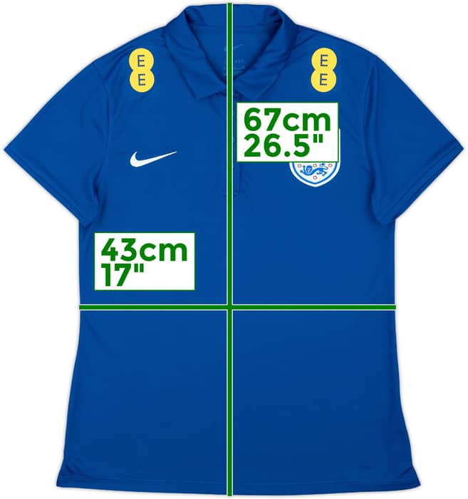 2023-24 England Nike Polo Shirt - 9/10 - (Women's S)