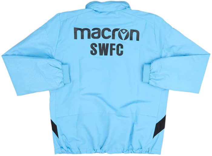 2021-22 Sheffield Wednesday Macron Hooded Rain Jacket - 9/10 - (S)