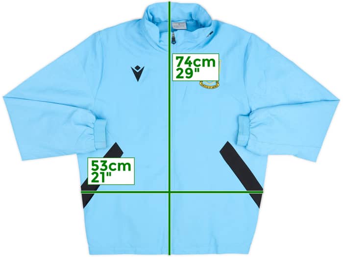 2021-22 Sheffield Wednesday Macron Hooded Rain Jacket - 9/10 - (S)