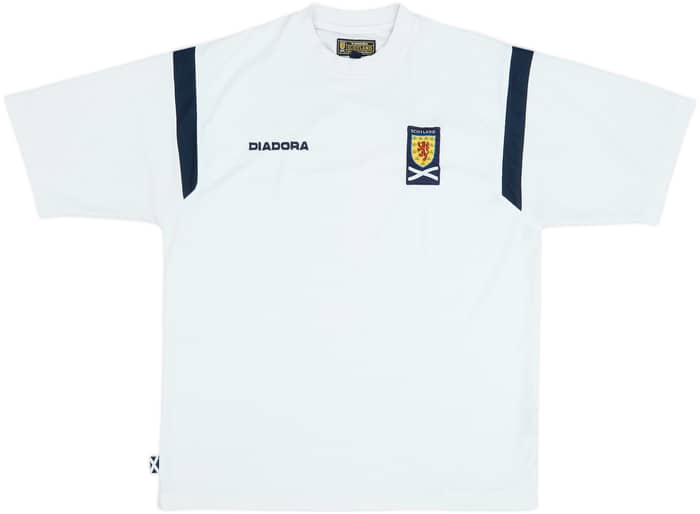 2007-08 Scotland Diadora Training Shirt - 7/10 - (L)