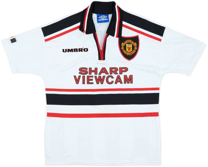 1997-99 Manchester United Away Shirt Beckham #7 - 7/10 - (Y)