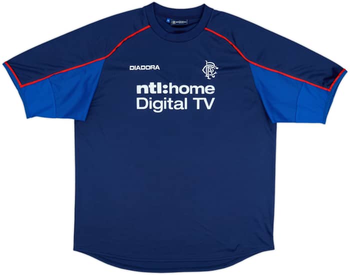 2002-03 Rangers Diadora Training Shirt - 10/10 - (XL)