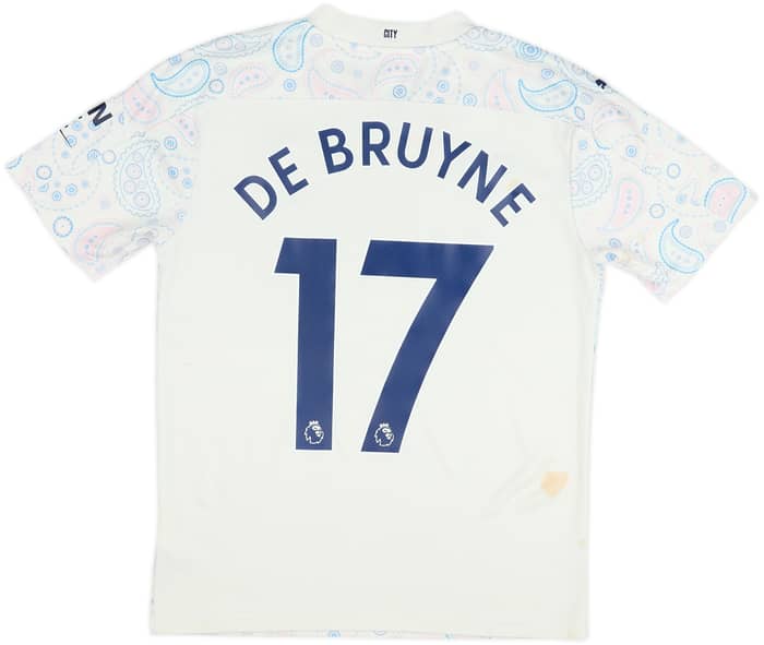 2020-21 Manchester City Third Shirt De Bruyne #17 - 5/10 - (S)