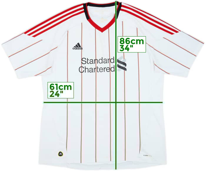2010-11 Liverpool Away Shirt - 4/10 - (XXL)