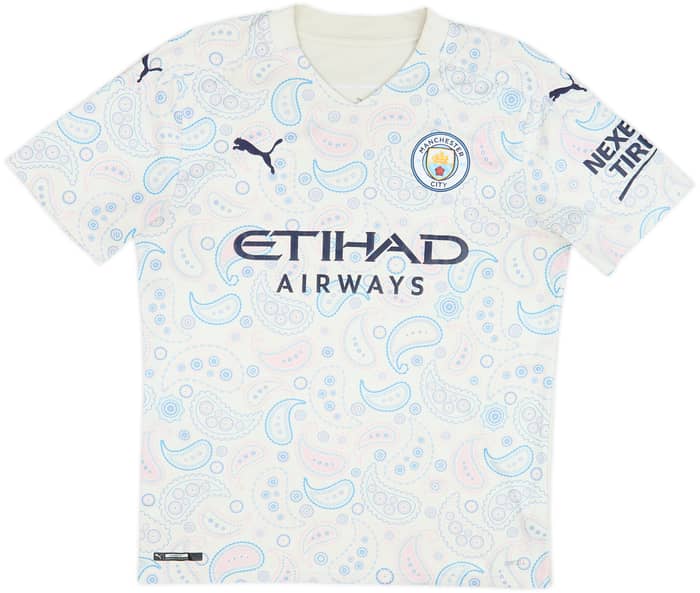 2020-21 Manchester City Third Shirt Kun Aguero #10 - 6/10 - (M)