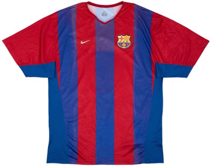 2002-03 Barcelona Basic Home Shirt Xavi #6 - 5/10 - (XXL)