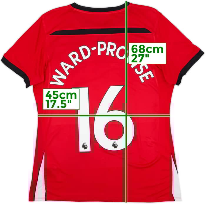2018-19 Southampton Home Shirt Ward-Prowse #16 - 5/10 - (Women's L)