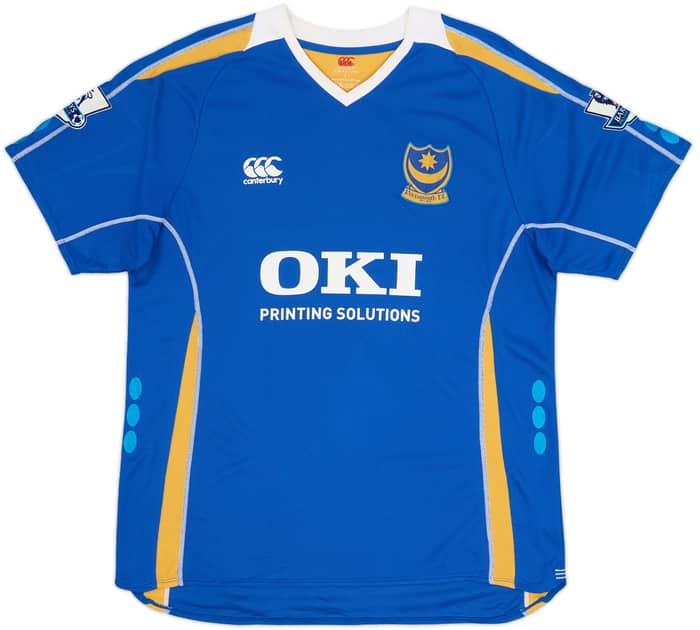 2007-08 Portsmouth Home Shirt Kanu #27 - 7/10 - (L)