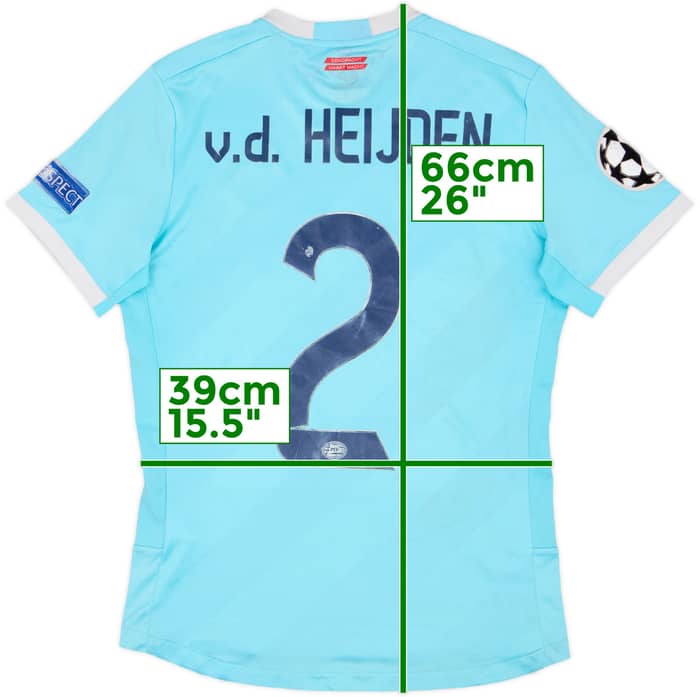 Camiseta de la tercera equipación del PSV 2015-16 v.d. Heijden #2 - 4/10 - (Niños L)