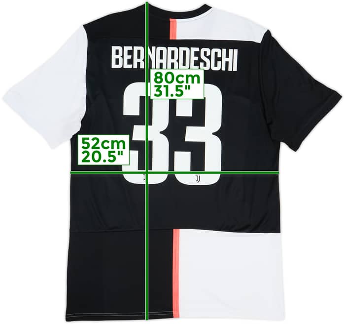 2019-20 Juventus Home Shirt Bernardeschi #33 - 7/10 - (XL)