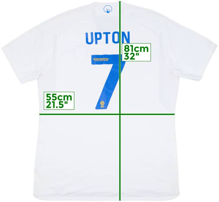 2023-24 Leeds United Home Shirt Upton #7 - 4/10 - (XL)