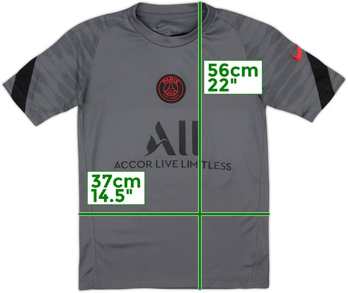 2021-22 Paris Saint-Germain Nike Training Shirt - 8/10 - (M.Boys)