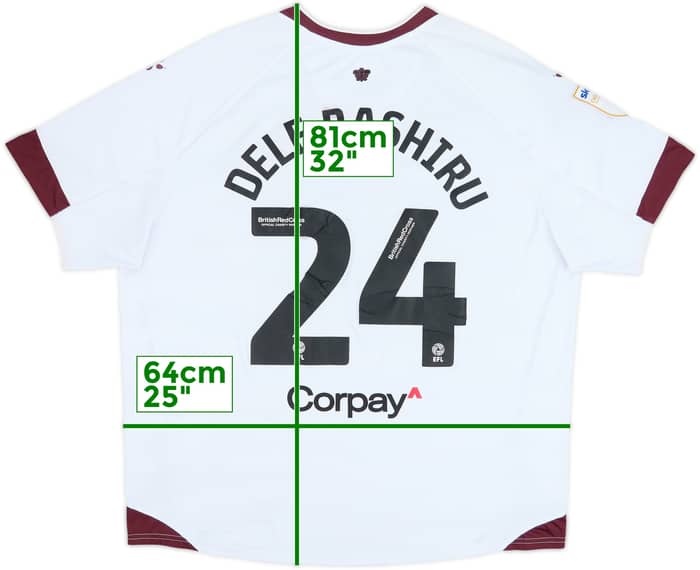 2023-24 Watford Away Shirt Dele-Bashiru #24 - 5/10 - (XXL)