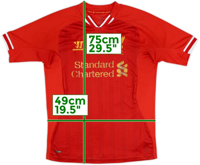 2013-14 Liverpool Home Shirt - 4/10 - (M)