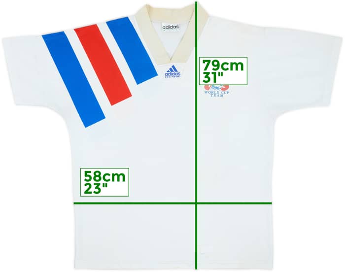 1992-94 USA Home Shirt - 6/10 - (XL)