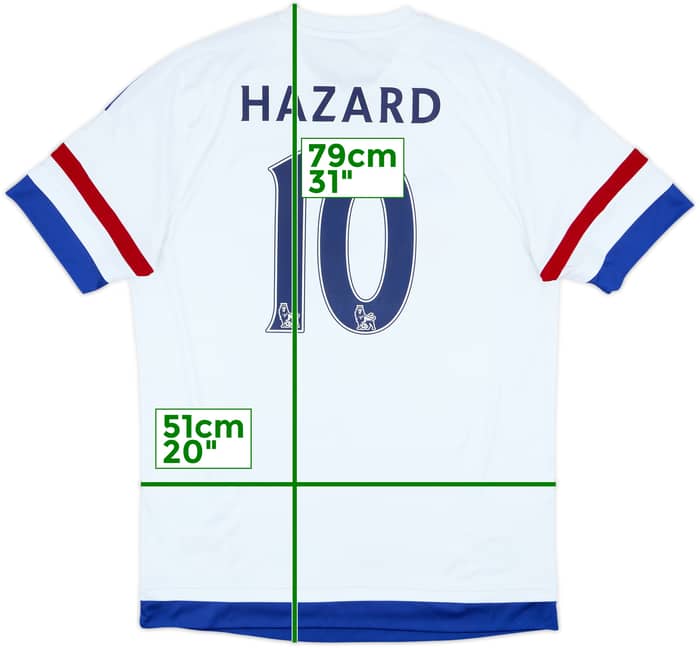 2015-16 Chelsea Away Shirt Hazard #10 - 8/10 - (L)