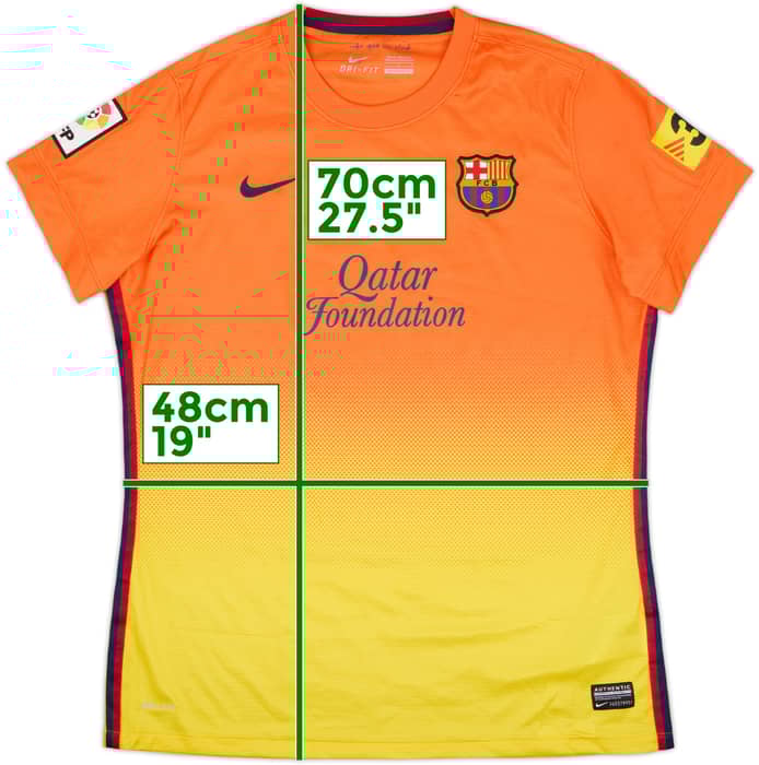 2012-13 Barcelona Away Shirt - 9/10 - (Women's L)