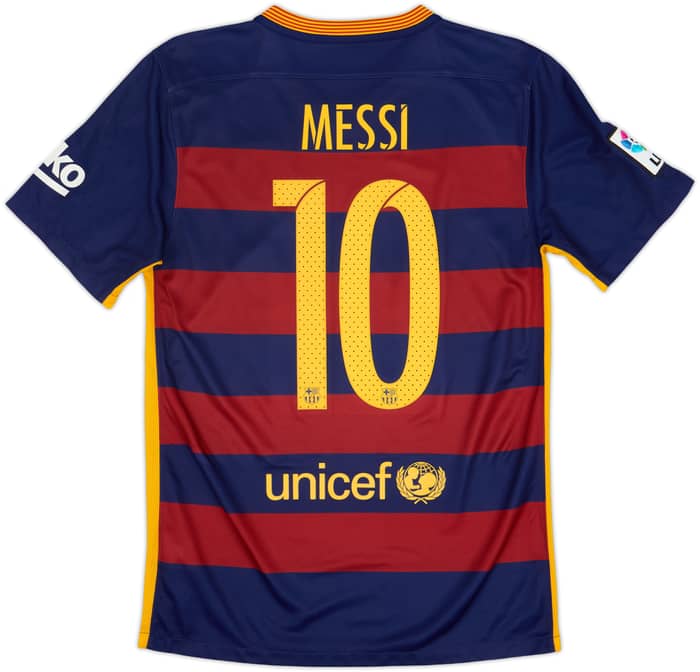 2015-16 Barcelona Home Shirt Messi #10 - 6/10 - (S)