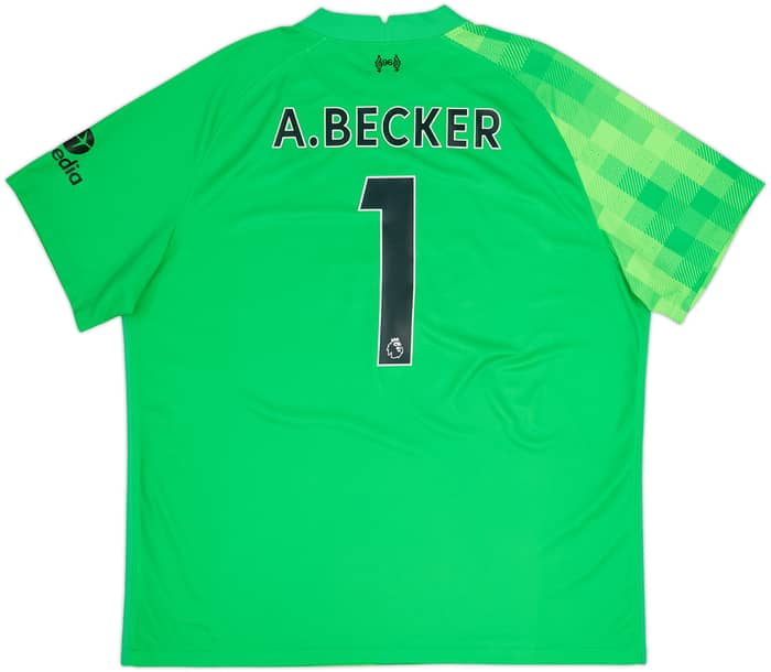2021-22 Liverpool GK Shirt A.Becker #1 - 7/10 - (XXL)