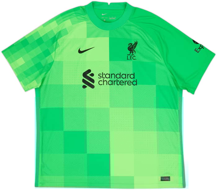 2021-22 Liverpool GK Shirt A.Becker #1 - 7/10 - (XXL)