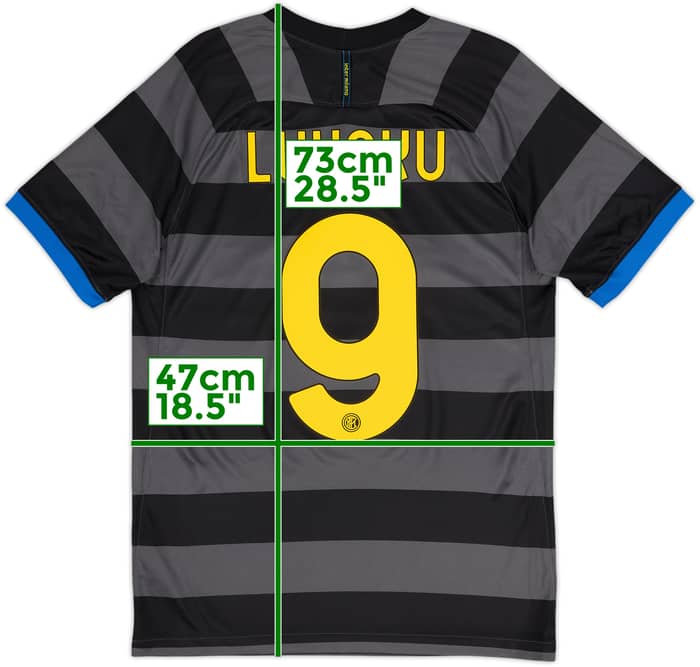 2020-21 Inter Milan Third Shirt Lukaku #9 - 10/10 - (S)