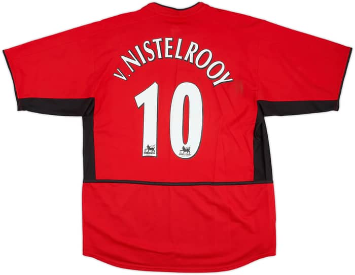 2002-04 Manchester United Home Shirt v. Nistelrooy #10 - 8/10 - (L)