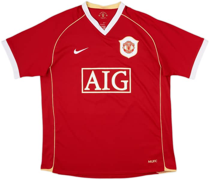 2006-07 Manchester United Home Shirt Carrick #16 - 7/10 - (L)